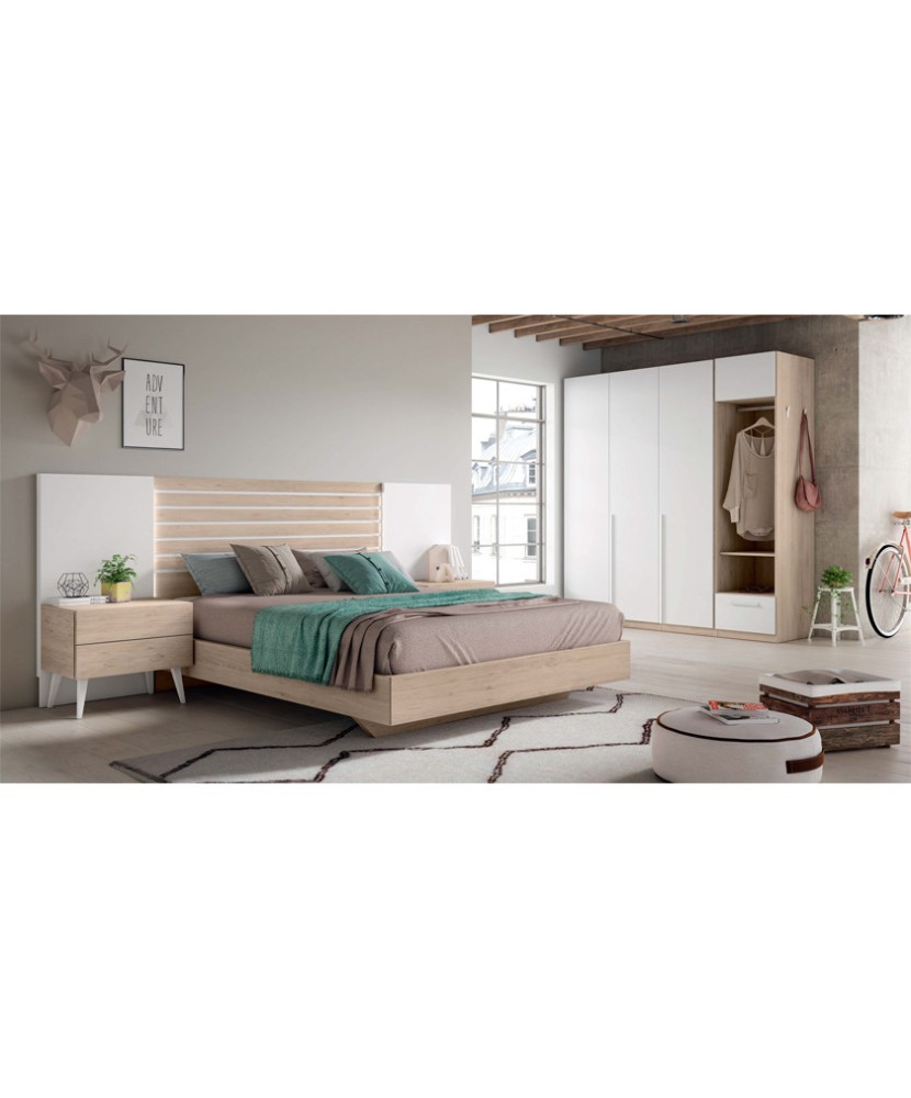Cabecero de dormitorio  en colores Nord y Jazmín Cabecero de dormitorio  en colores Nord y Jazmín