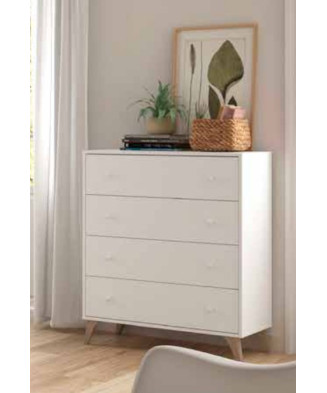 Dormitorio con cama con cajones sinfonier y 2 mesitas Dormitorio con cama con cajones sinfonier y 2 mesitas