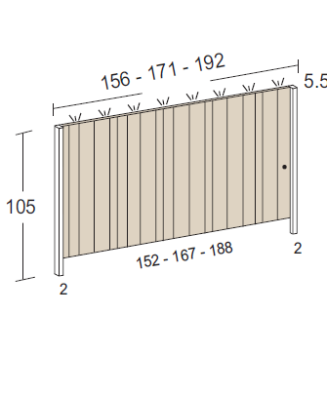 Dormitorio moderno y elegante en tono Taiga y Carbono