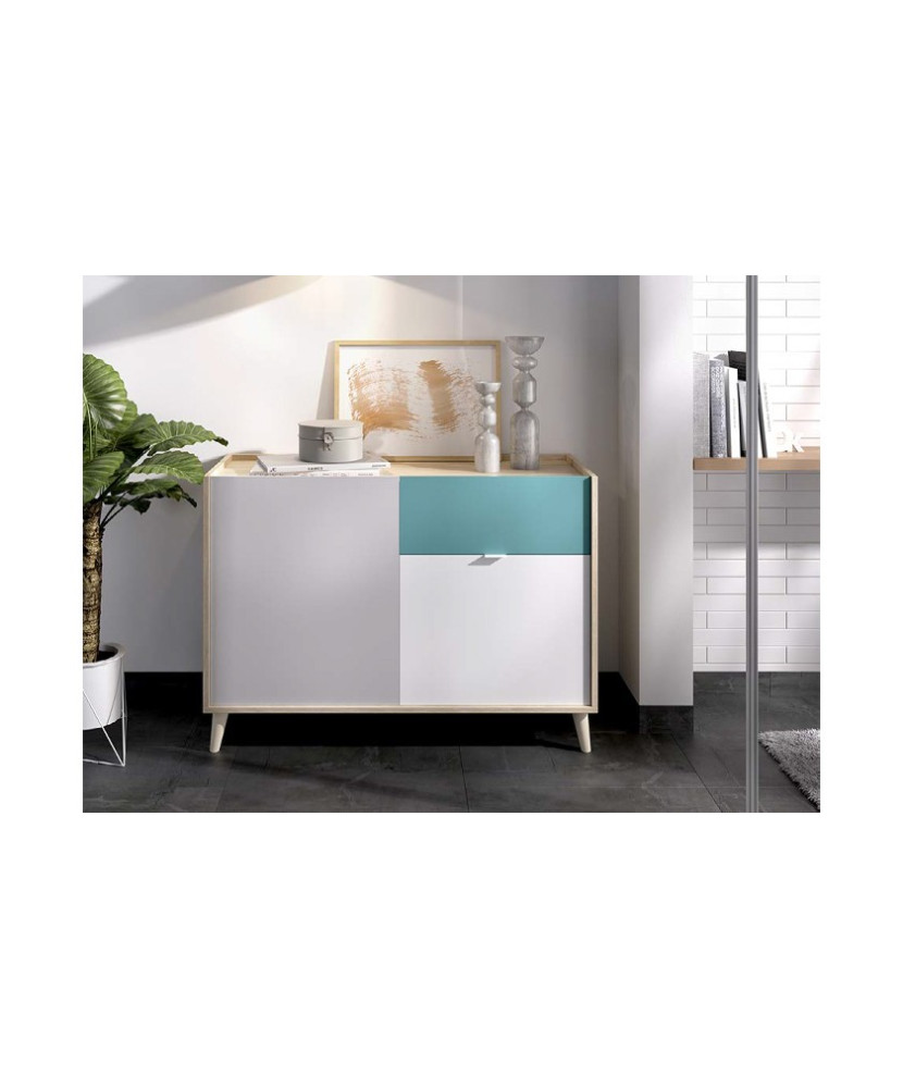 Aparador de 2 puertas con 1 cajón