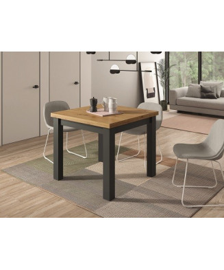 Mesa cuadrada libro extensible