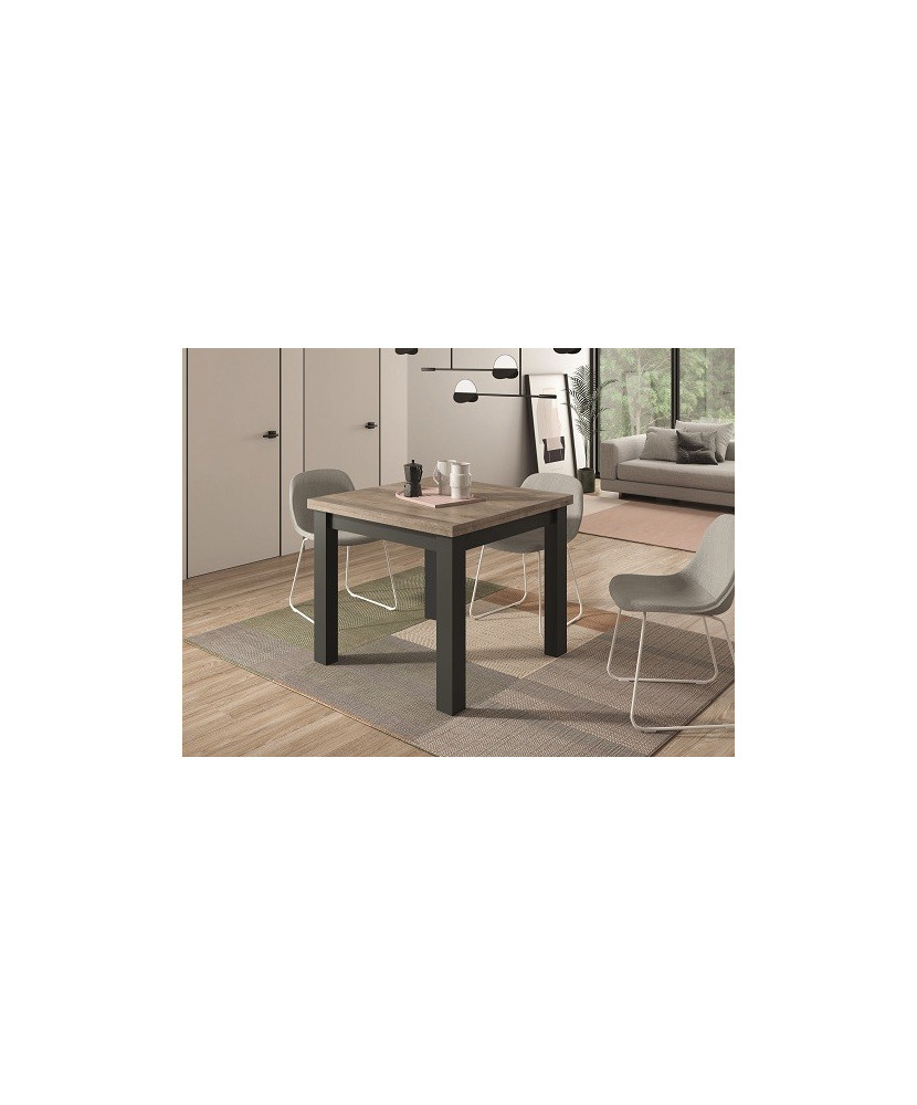 Mesa cuadrada libro extensible