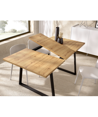 Mesa extensible para comedor rectangular