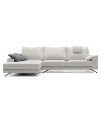 Chaise Longue en color gris oscuro