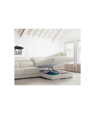 Sofá chaiselongue con gran almacenaje