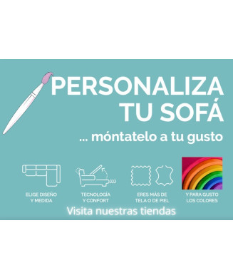 Sofá chaiselongue con gran almacenaje