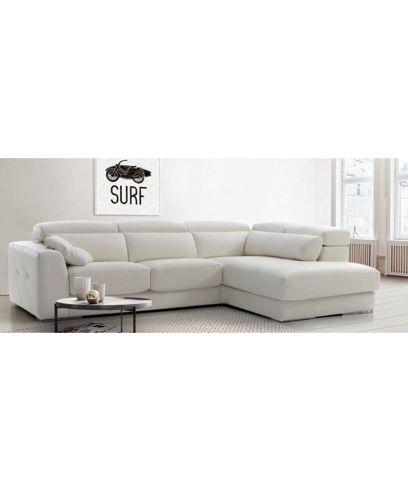 Sofá chaiselongue con gran almacenaje