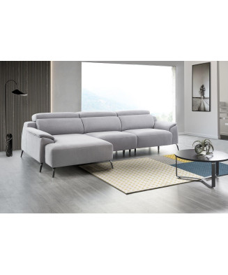 Sofá de lineas modernas con cheiselongue