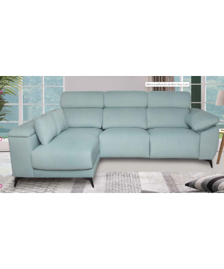 Sofá de 2 plazas y chaiselongue 240 cm