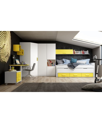 Habitación juvenil completa moderna y barata