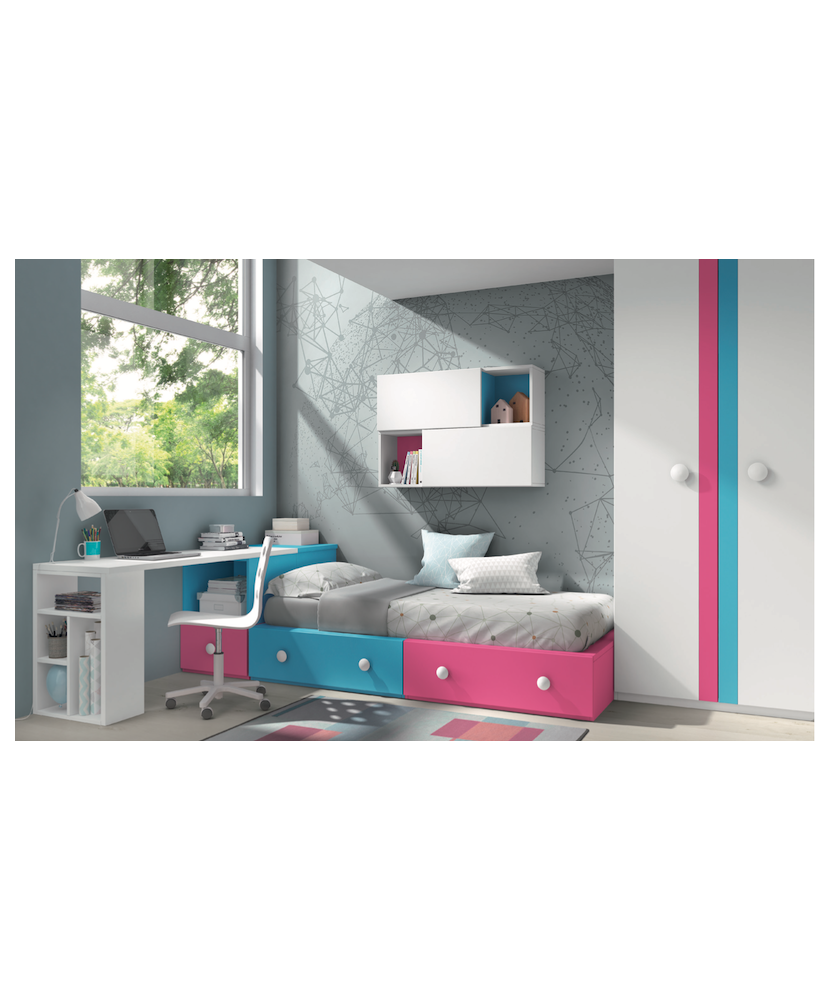Dormitorio juvenil completo