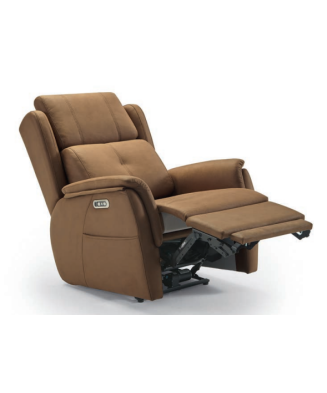Sillón relax motorizado con doble reposapies