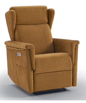 Sillón relax motorizado con doble reposapies