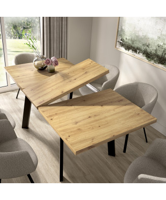 Mesa comedor extensible Topacio