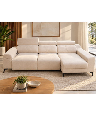Sofá chaise longue cama Jess con arcón