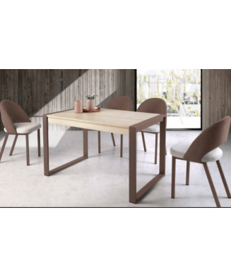 Mesa de comedor  extensible 124 cm