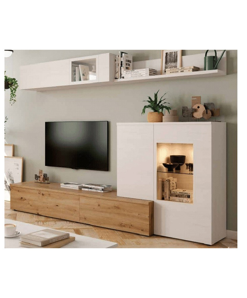 Salón moderno estilo nórdico