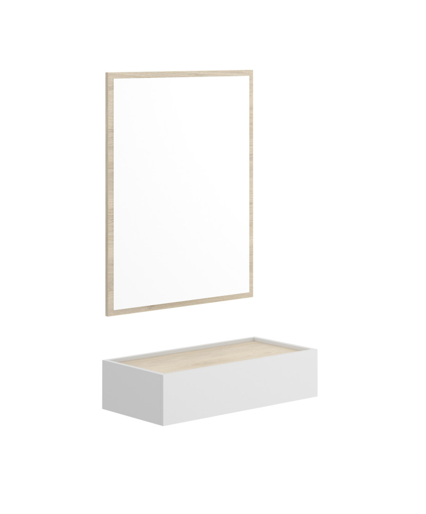 Mueble recibidor Con Cajón Y Espejo