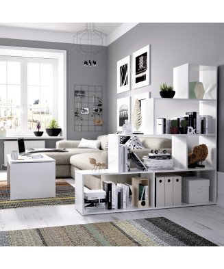 Estantería en escalera de 145 cm