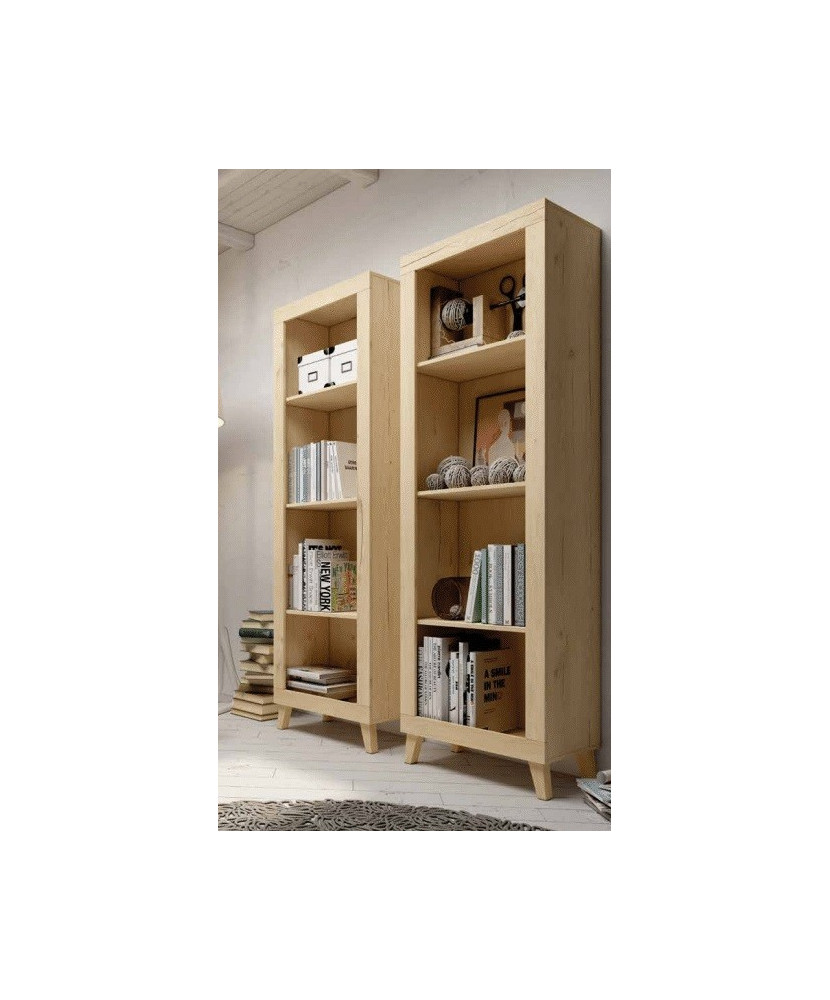 Estantería de roble