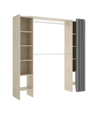 Armario Kit Vestidor Con Cortina