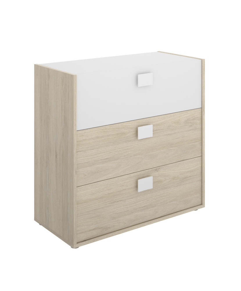 Cómoda 3 Cajones de 80 cm