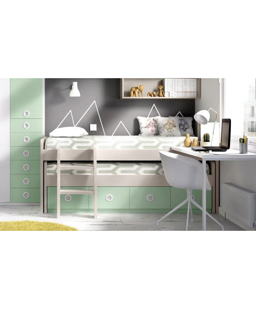 Juvenil compacto con almacenaje