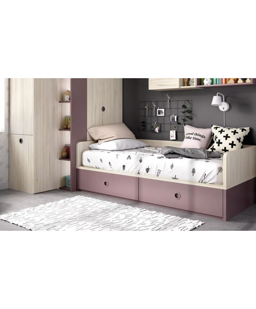 Cama nido con almacenaje