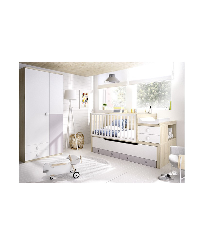 Cuna infantil cama nido moderna