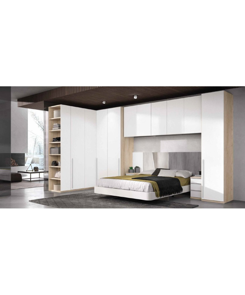 Dormitorio completo en madera con varios acabados Dormitorio completo en madera con varios acabados