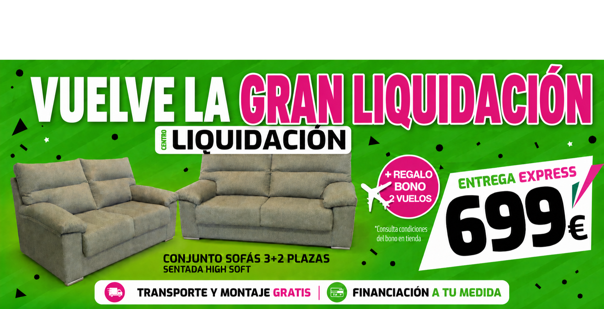 Sofas 3 + 2