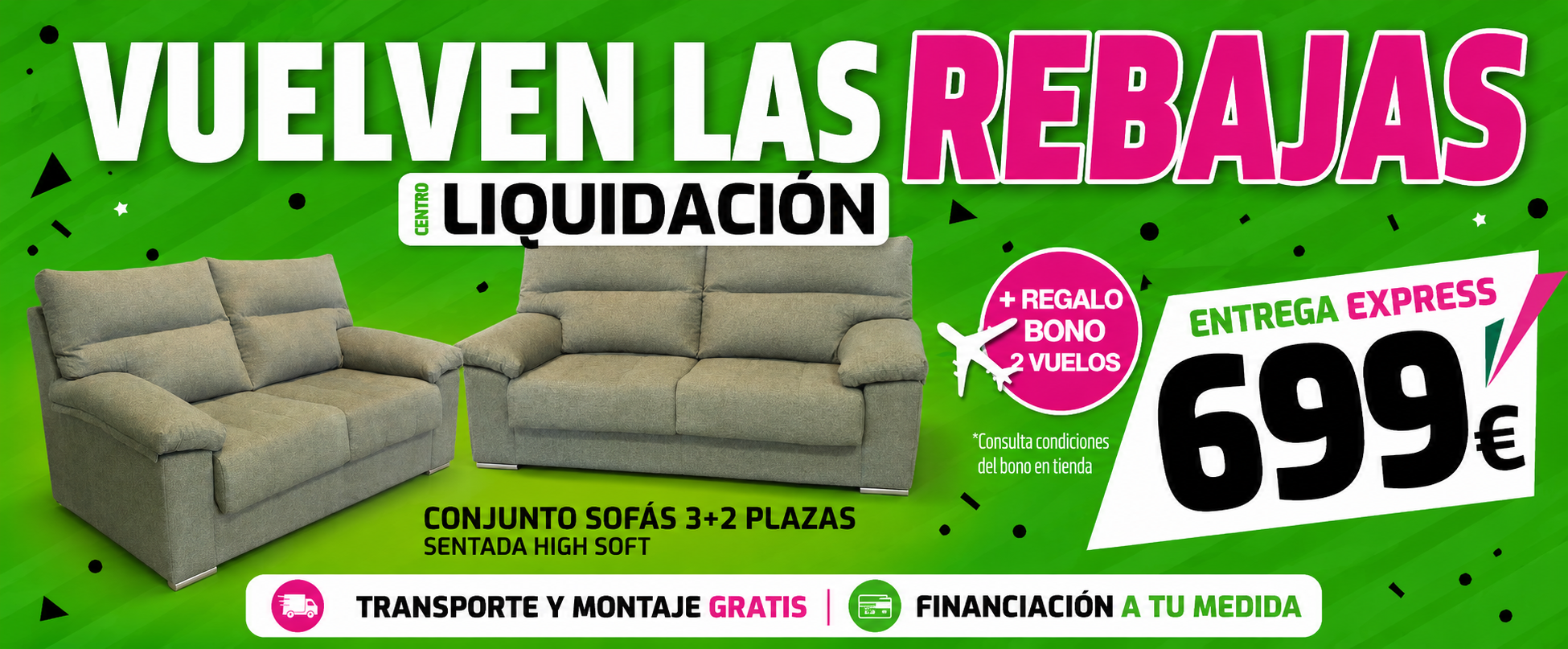 Sofas 3 + 2